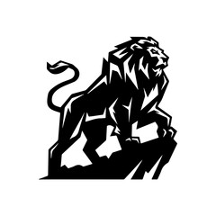 Angry Tiger Vector Silhouette Design