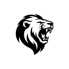 Angry Tiger Vector Silhouette Design