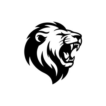 Angry Tiger Vector Silhouette Design