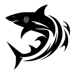 Fototapeta premium vector illustration of a shark , shark vector illustration 