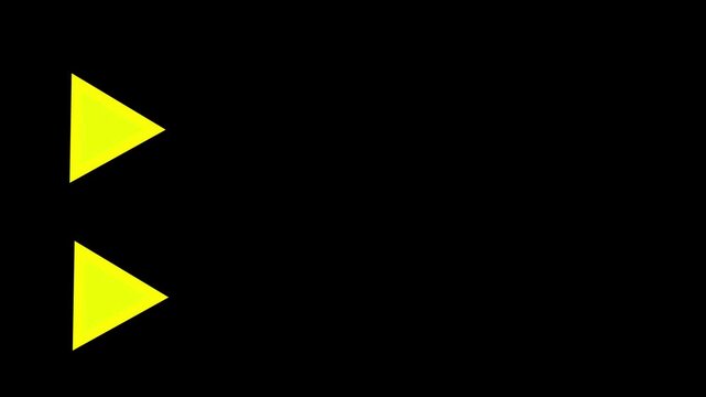 4K minimal white arrow slide animation for clean direction indication and professional video overlays