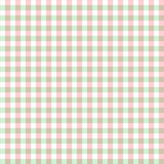 Pastel pink and green gingham pattern with a soft checkered layout, ideal for fresh backgrounds, spring themes, fabric prints, and gentle decorative designs.