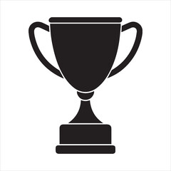 gold trophy cup isolated