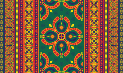 African ethnic native pattern.Traditional kente,ankara,kitenge,chitenge,capulana african wax print fabric pattern.Abstract vector motif pattern.For fabric,clothing,blanket,carpet,woven,wrap,decoration