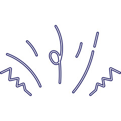 Hand Drawing Neon Rays