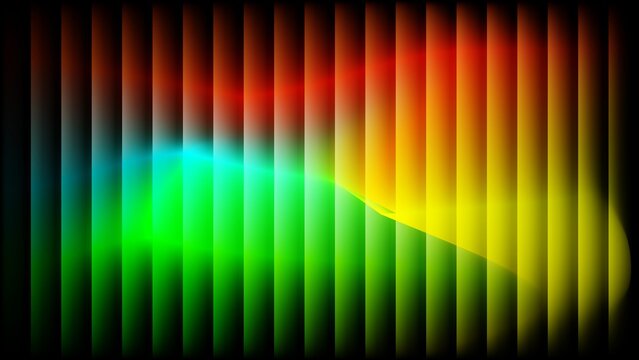 Abstract background with vibrant multicolor gradients over a vertical line texture. Modern and dynamic design element for banners, wallpapers, and presentations.