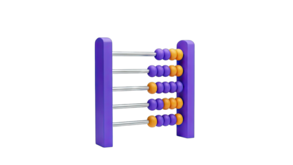 Abacus Calculating Math Education Concept