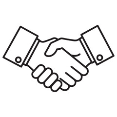 handshake vector illustration