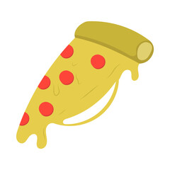 Illustration of a Slice of Pizza