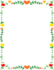 Elegance Victorian Red Heart Frames Drawings with bow and ribbons in vintage coquette girly style. Hand-drawn baroque line borders for Valentine's Day cards, Wedding invitations	