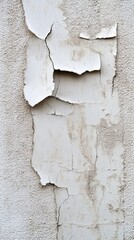 A wall with a crack in it