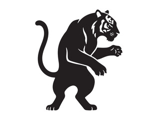 Tiger in Happy mode vector image.