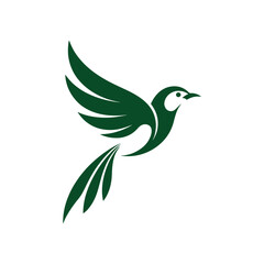 Obraz premium Abstract Bird Logo Vector Template Design