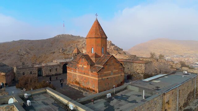 Khor Virap, Armenian Monastery located in the Ararat Plain in Armenia