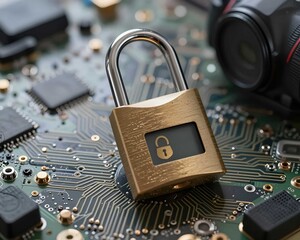 Digital privacy safety shield integrated into modern microchip processing hardware