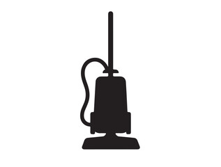 Vacuum cleaner icon white background.