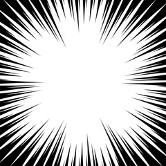 black and white explosion