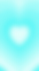 Vertical Soft Floating Hearts Fantasy Gradient Background Light Blue