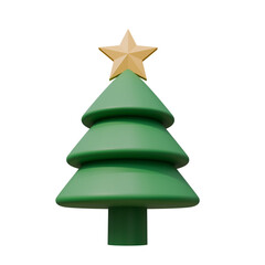 green christmas tree