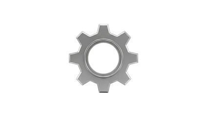 Gear Wheel Isolated on White Background