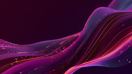 Abstract flowing light waves futuristic background