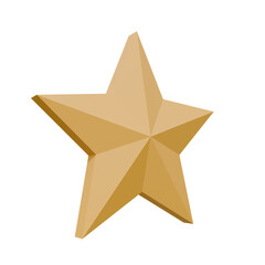 golden christmas star