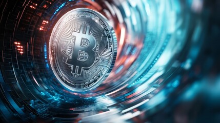 Bitcoin Cryptocurrency Digital Currency Technology Blockchain Finance