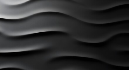 Fototapeta premium Abstract Dark Wavy Pattern Background.