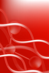 Hyaluronic acid and Niacinamide ad, red collagen serum drop with cosmetic advertising background ready to use, illustration vector.	