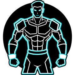 illustration of a football player