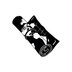 treasure map vector design 