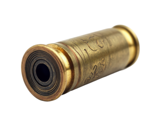Antique Brass Kaleidoscope Isolated on Transparent Background