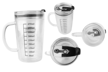 Measuring cup isolated on white background