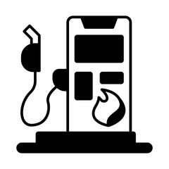 Gasoline pump icon