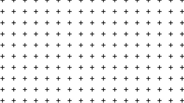 Minimal Plus Symbol Seamless Vector Pattern