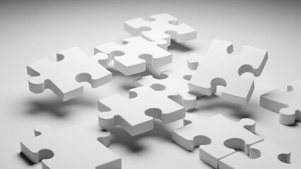 パズル　白　壁紙