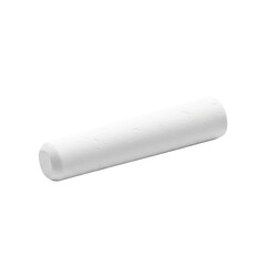 Isolated white chalk stick on a dark background for educational purposes