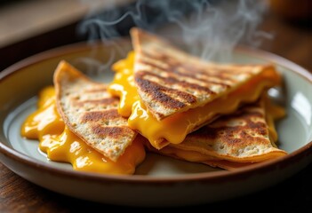 Savory Quesadilla Embrace Rich Tortilla Layers Melted Cheese Flavor Explosion
