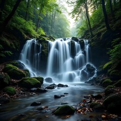 Obraz premium Aerial Tropical Island with White Sand Beach and Turquoise Lagoon | Paradise Travel Landscape, No People