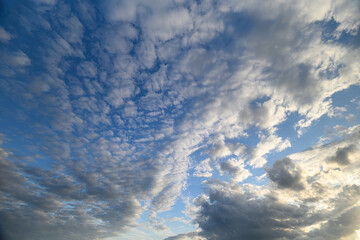 Witness the Dramatic Cloud Patterns that dance in a Brilliant, Vivid Sky Above Us all