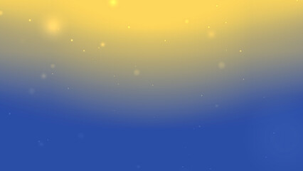 Golden Top Blue Bottom Gradient Sparkle Background