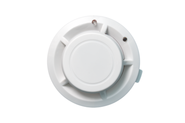 A Smoke Detector on isolated background. PNG File.