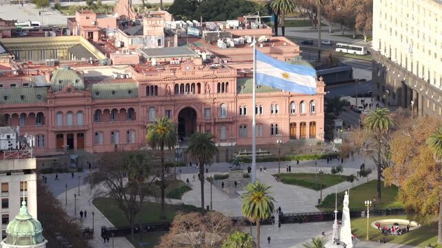 Casa Rosada, the presidential palace of Buenos Aires, Argentina.