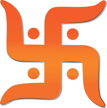 Swastik Symbol (chinh)Vector Illustration art 