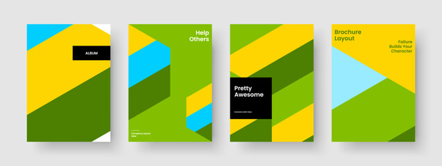 Obraz premium Modern Banner Design. Geometric Business Presentation Layout. Isolated Book Cover Template. Brochure. Report. Poster. Flyer. Background. Portfolio. Magazine. Journal. Handbill. Catalog. Advertising