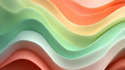 Modern abstract wavy pastel pattern high resolution background