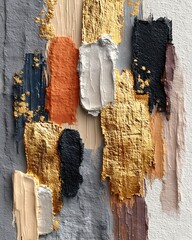 Modern impasto art high resolution background