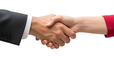 Business partners shaking hands
