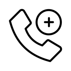 Obraz premium Simple Add Contact icon collection for address books, user management, CRM systems and communication apps