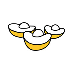 Chinese Gold Ingot For Chinese New Year